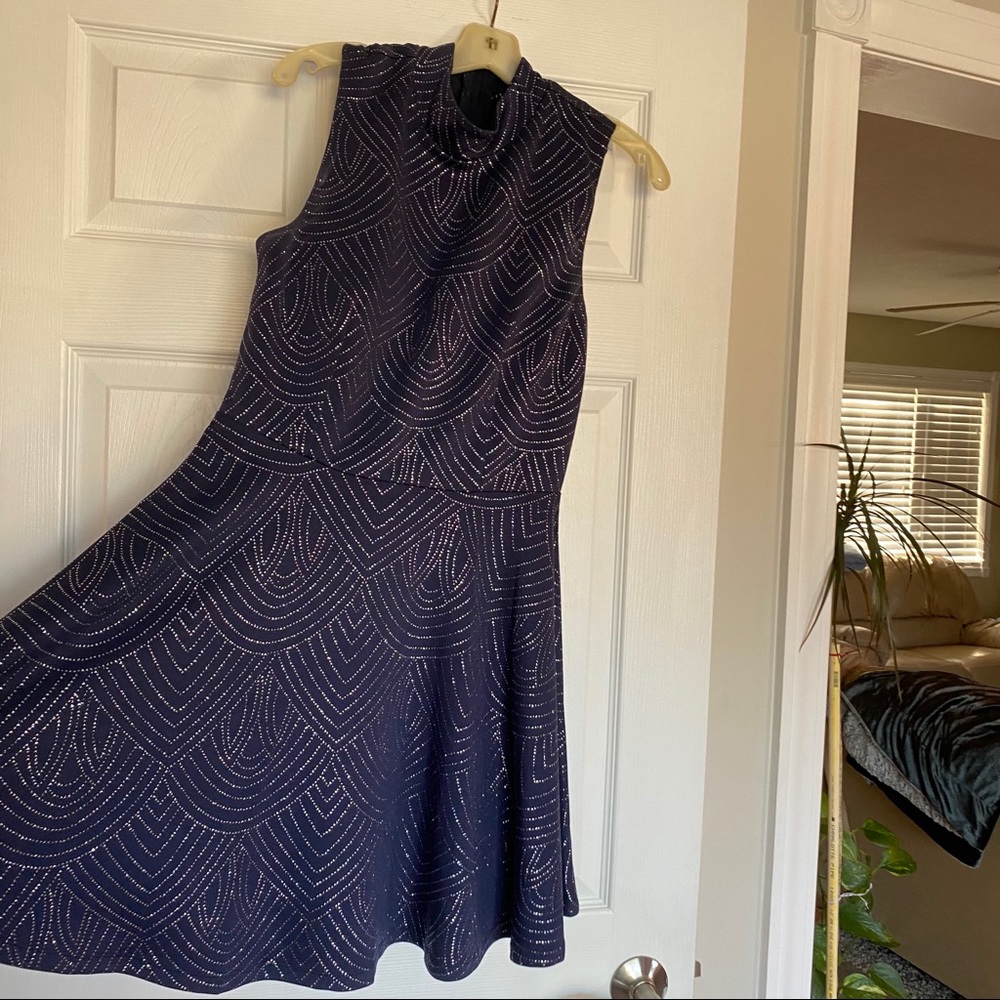 Blue homecoming dress